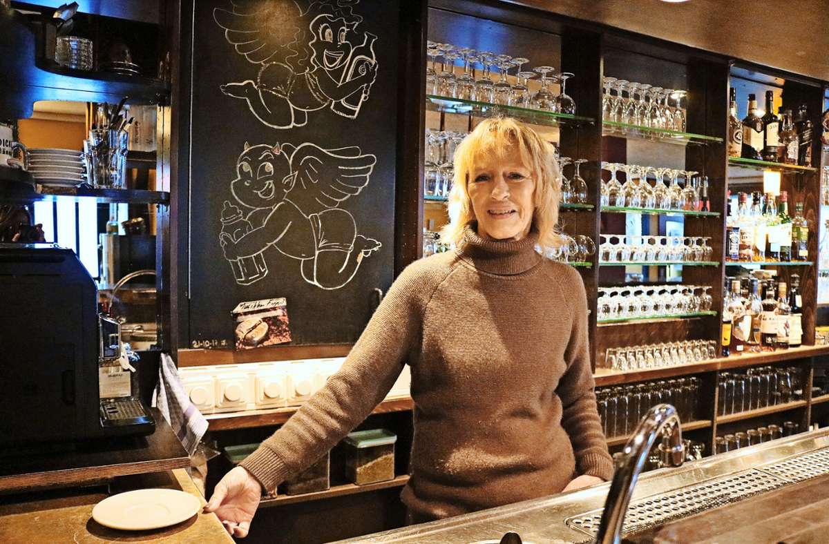 Astrid Auwärter betreibt die kultige Musikbar Engel seit 2007.