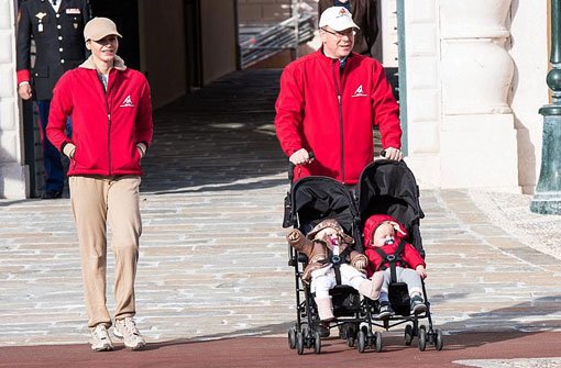 Doppeltes Baby-Glück: Gabriella und Jacques heißen die Zwillinge von Fürst Albert von Monaco und seiner Frau Charlène. Foto: Getty Images