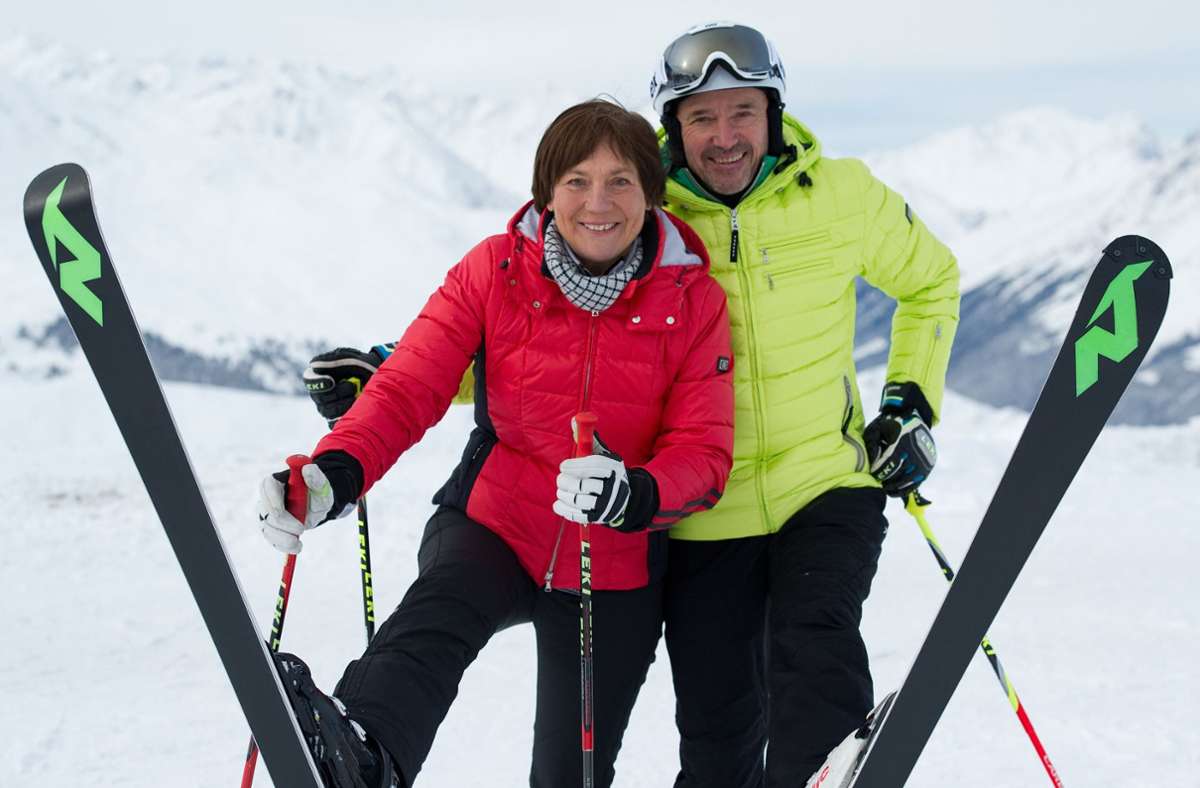 Privat ist Rosi mit dem Skirennfahrer Christian Neureuther glücklich.