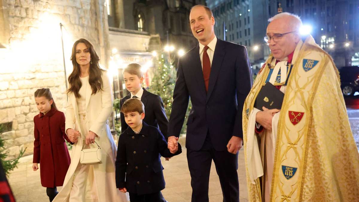 Prinzessin Kate und Prinz William: Ihre Weihnachtskarte sendet starke 90er-Vibes