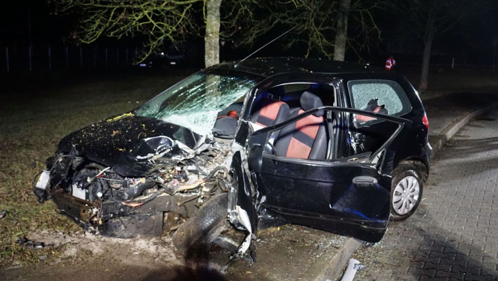 Bei Rechberghausen: Autofahrer kommt von Straße ab und stirbt