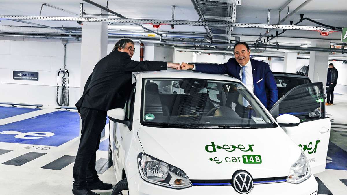 Carsharing in Stuttgart: Neue E-Autos eines Anbieters aus dem Schwarzwald am Start