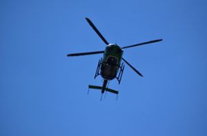 Hubschrauber fahndet nach flüchtigen Einbrechern