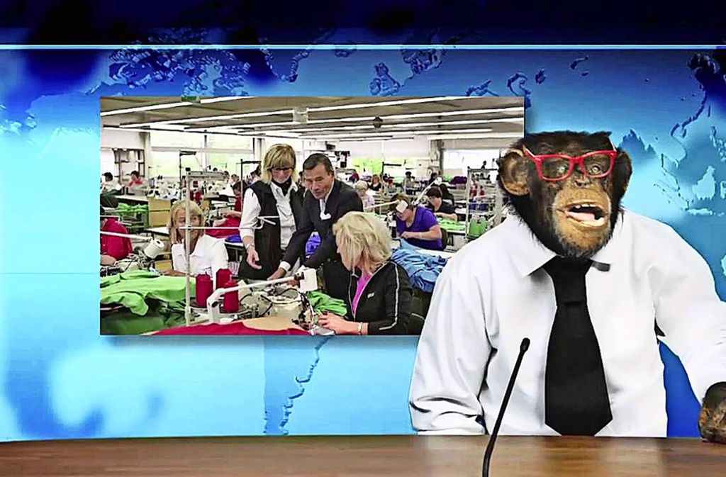 Die Fernsehwerbung mit dem Affen („Ich kaufe nur bei Trigema und sichere diese Arbeitsplätze“) ist legendär. Er hat sich zwischenzeitlich zu einem Firmenmaskottchen entwickelt und ist seit März 2018 eine animierte 3D-Version.