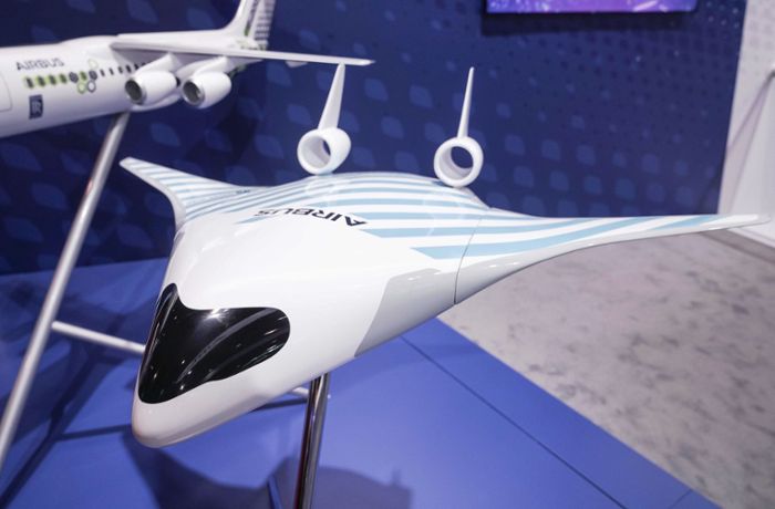 Airbus stellt kraftstoffsparendes Flugzeug-Modell vor