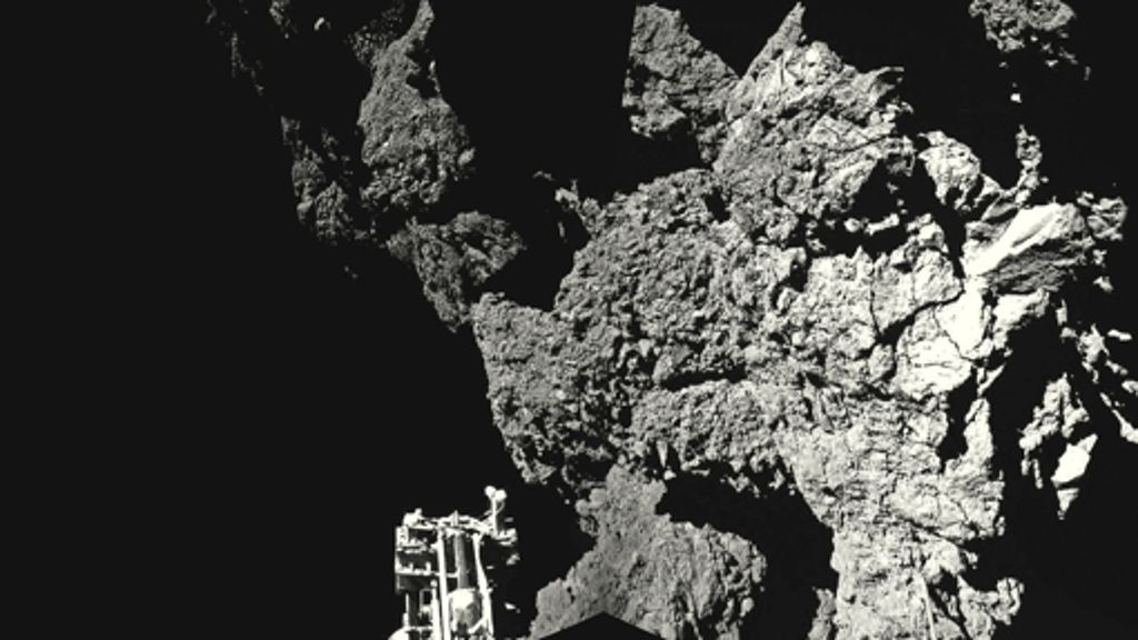 Kometenmission Rosetta: Roboter Philae sendet erstes Bild vom Kometenboden