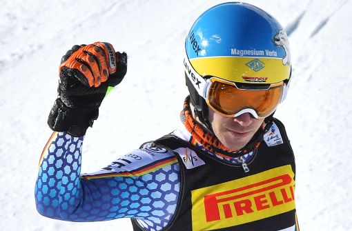 Felix Neureuther freut sich bei der WM in St. Moritz über Bronze. Foto: AFP