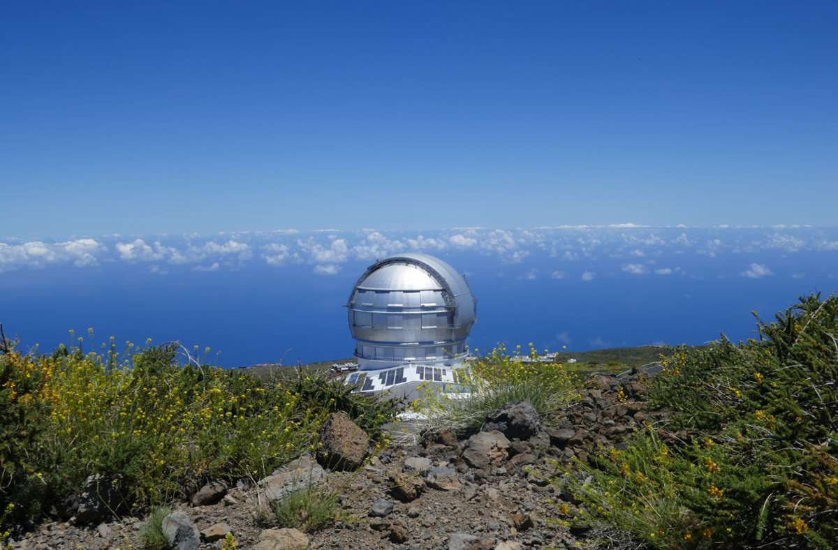 Das größte Teleskop der nördlichen Hemisphäre steht auf La Palma