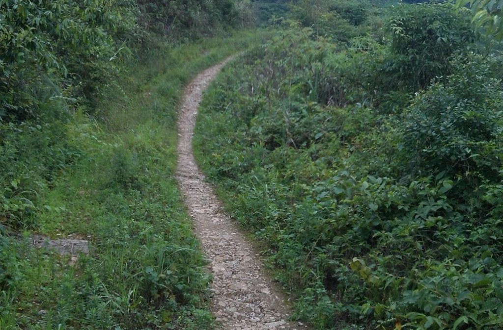 Nur dieser schmale Weg führt in das abgelegene Bergdorf Ca Lo im Norden Vietnams.
