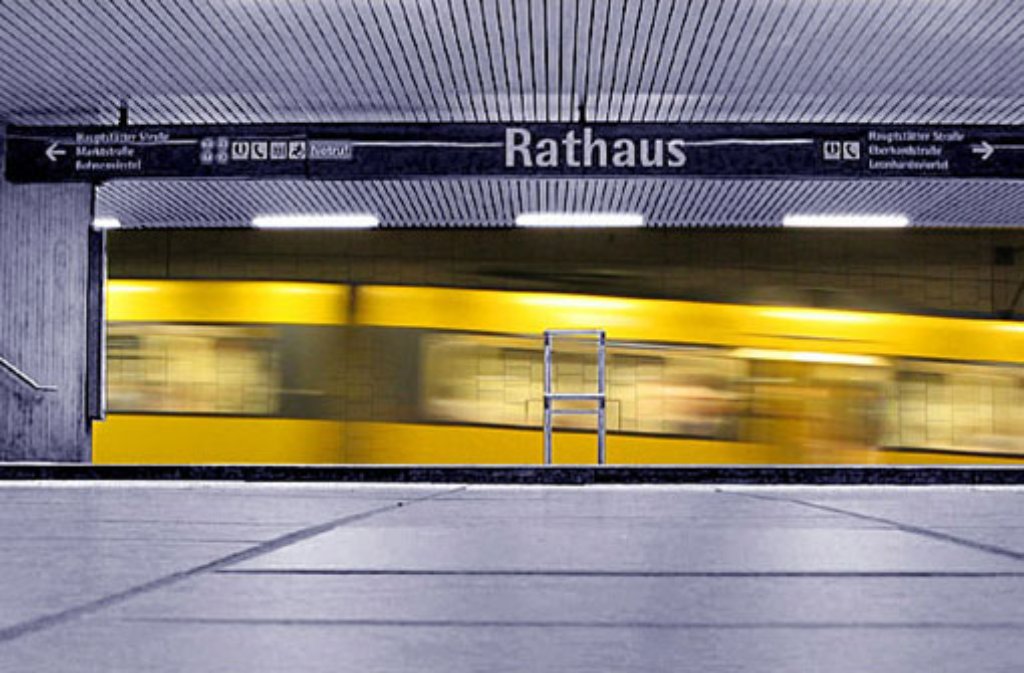 Und so fährt der Stuttgarter Nahverkehr einer neuen Ära Stadtbahnen entgegen ...