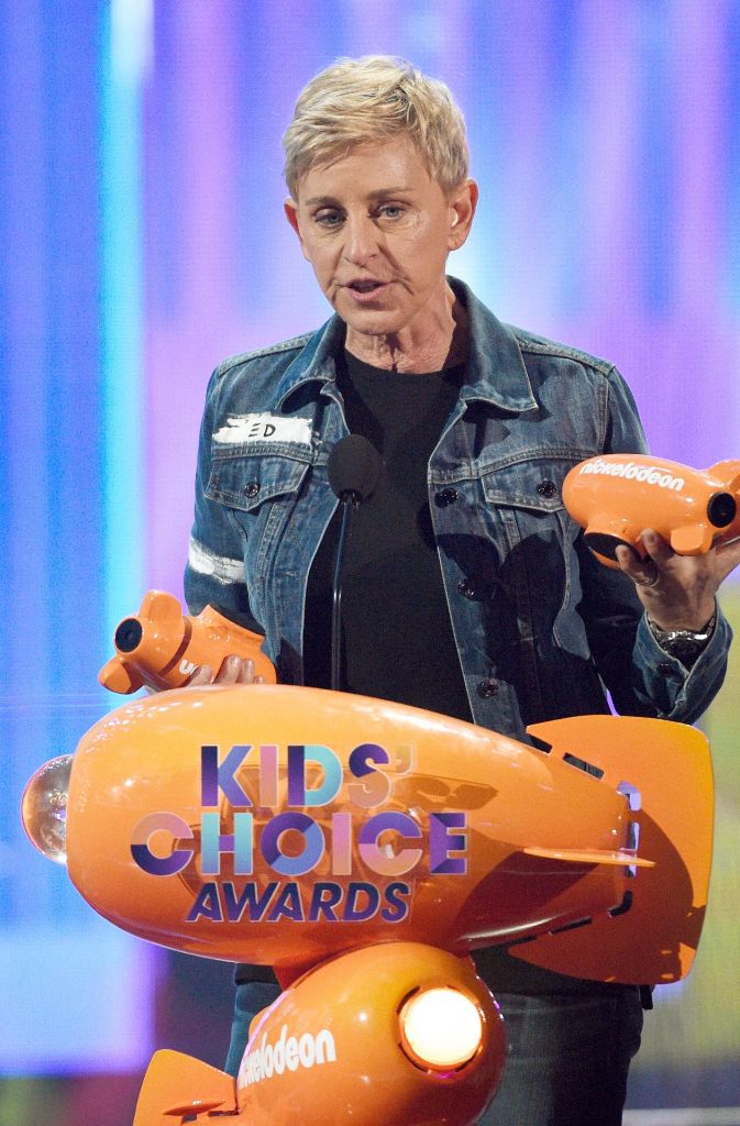 Moderatorin Ellen DeGeneres räumte bei der Preisverleihung drei Auszeichnungen ab.