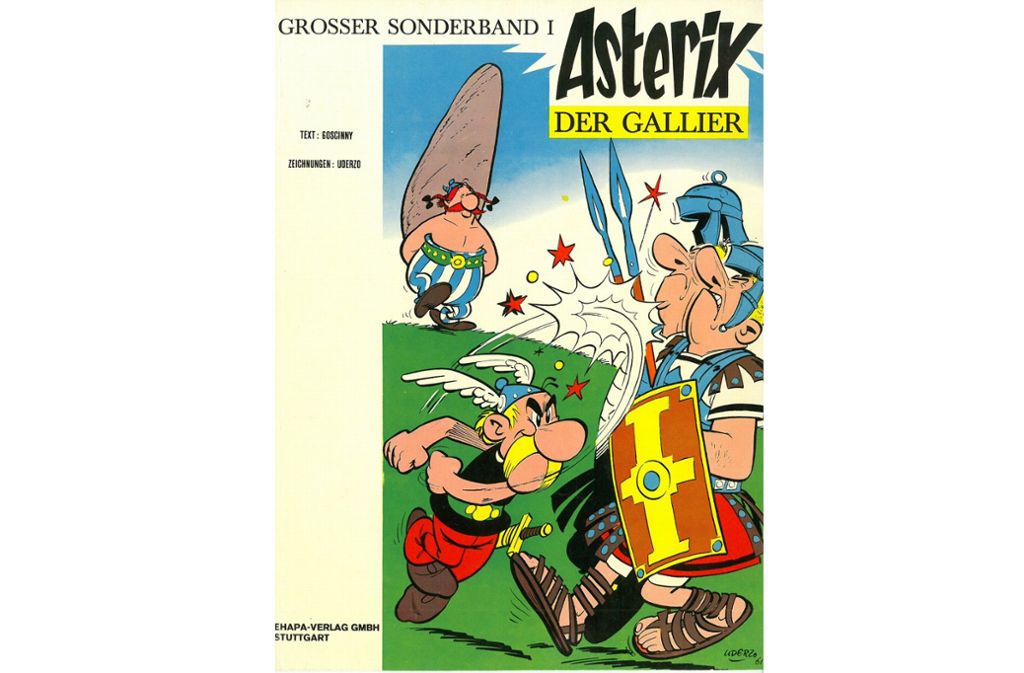 So sah das Cover der Originalausgabe von „Asterix der Gallier“ aus