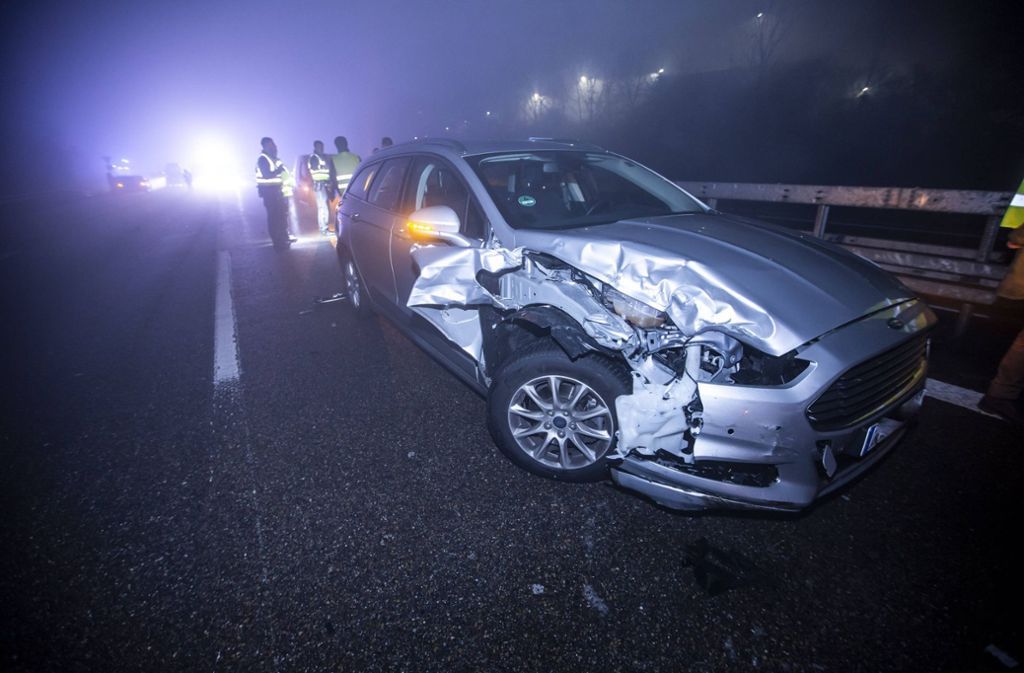 In den tödlichen Unfall in der Silvesternacht waren sechs Autos involviert.
