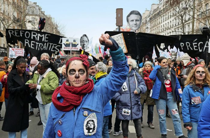 Gegen Rente mit 64: Großkampftag in Frankreich