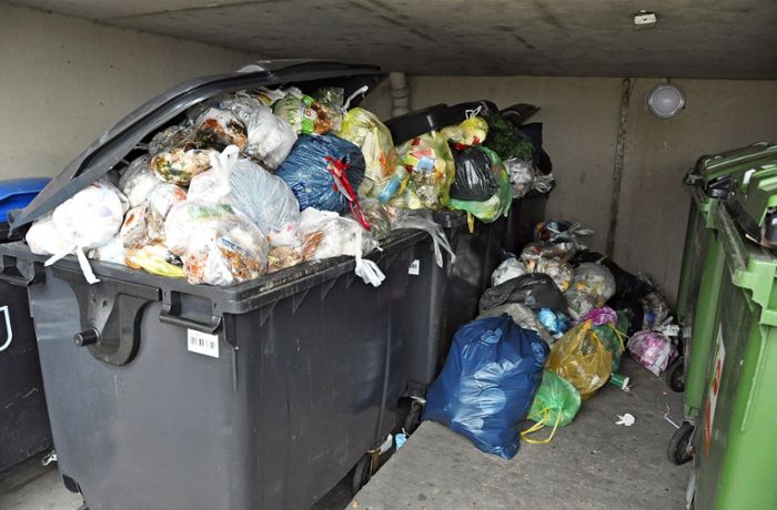Erneut hagelt es Beschwerden:  Müll wieder nicht abgeholt