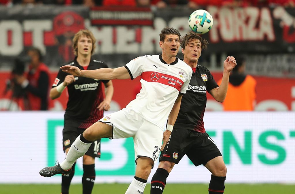 Der VfB hatte aber Schwierigkeiten gegen die starken Leverkusener anzukommen.