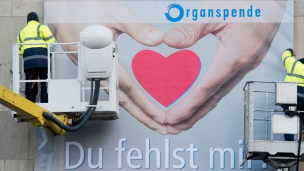 Tag der Organspende in Stuttgart: Werben für höhere Spendenbereitschaft