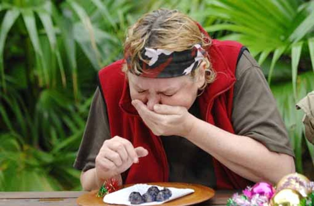 Ramona Leiß schien die Dschungelprüfung nicht zu schmecken. Zum Special von RTL