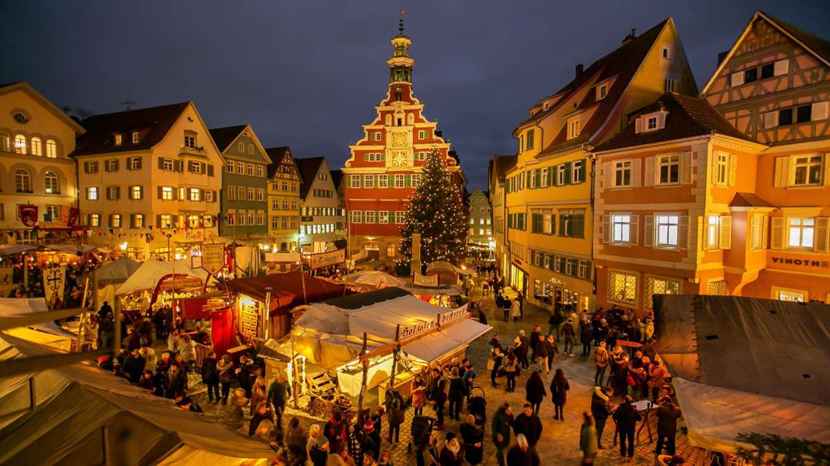Bis 21. Dezember ist die Budenstadt in Esslingen aufgebaut.
