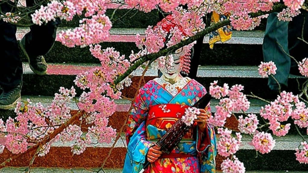 Kirschbluten Fest In Japan Ein Traum In Rosa Panorama Stuttgarter Zeitung