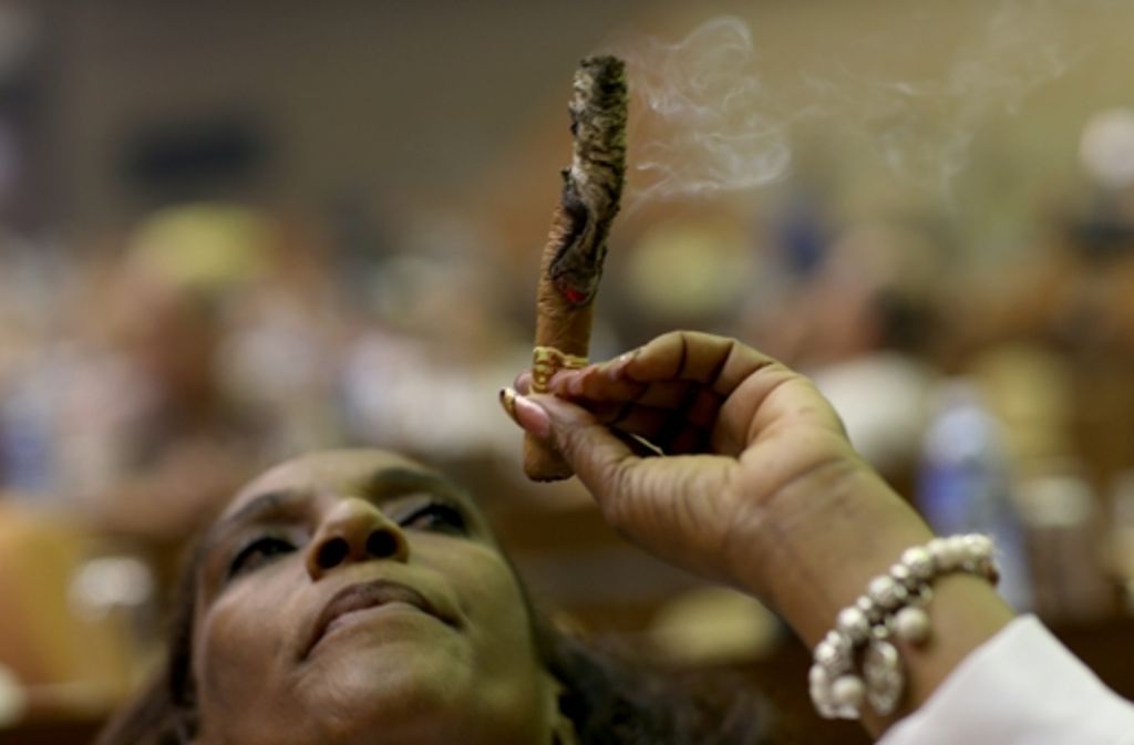 Das Zigarren-Festival in Havanna, Kuba.
