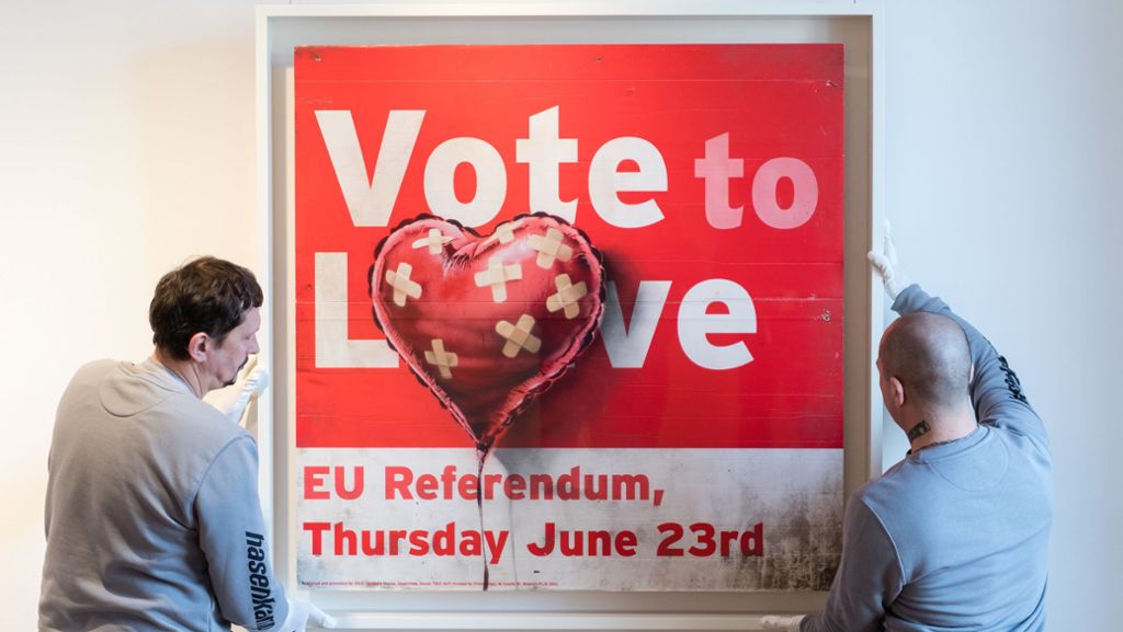 „Vote to love“: Sotheby’s versteigert weiteres Banksy-Bild