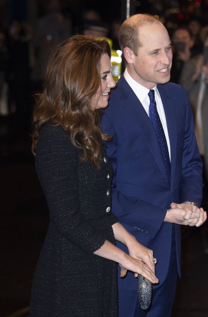 Herzogin Kate und Prinz William besuchten am Dienstagabend eine Theatervorstellung im Londoner „Noël Coward Theatre“.