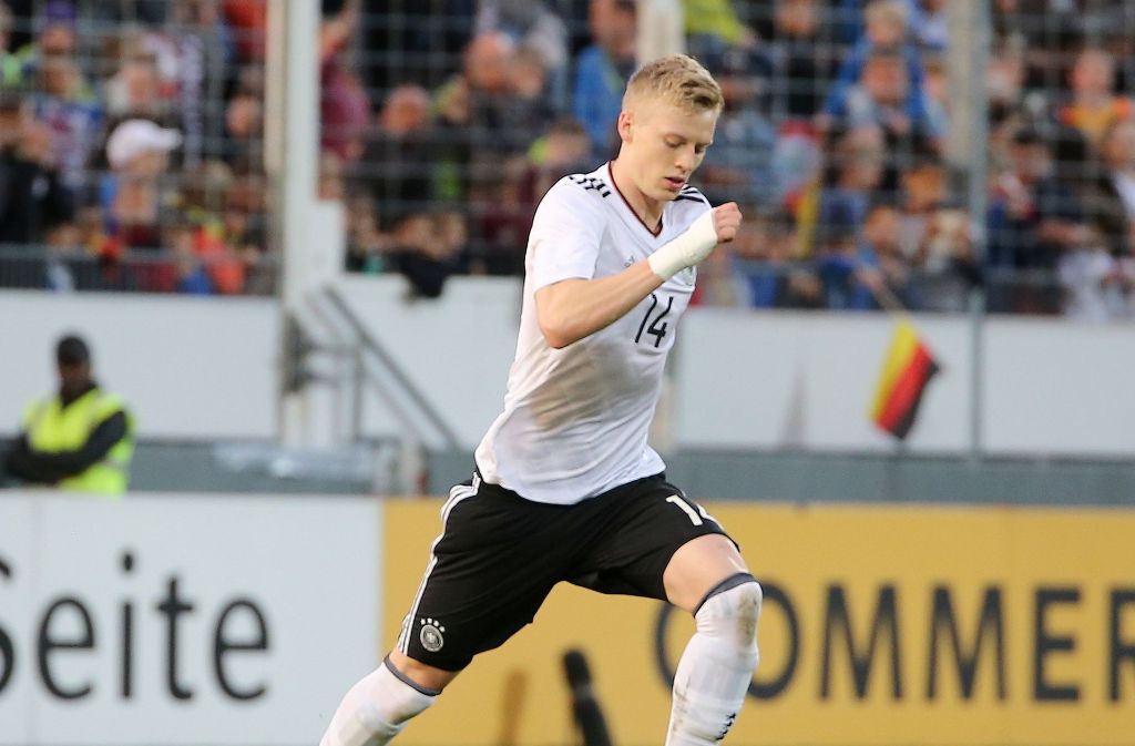 Timo Baumgartl/Deutschland U21. 1. September Deutschland - Ungarn; 5. September Deutschland - Kosovo.