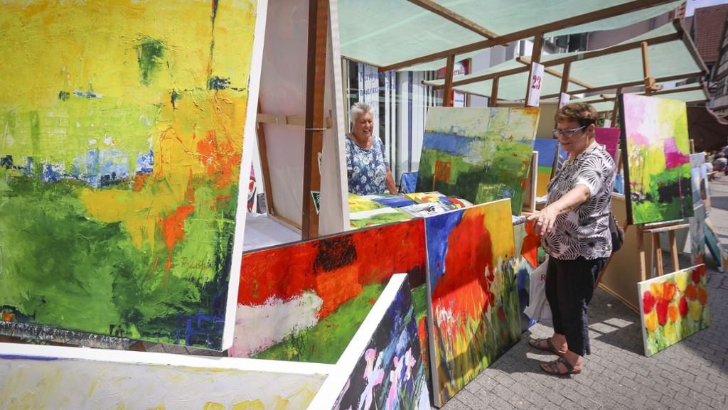 Straßengalerie in Herrenberg: Ein perfekter Rahmen für die Kunst