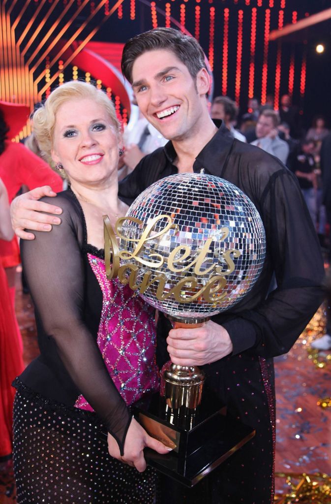 Tänzer Christian Polanc schaffte erneut den Sieg. 2011 gemeinsam mit Sängerin Maite Kelly.