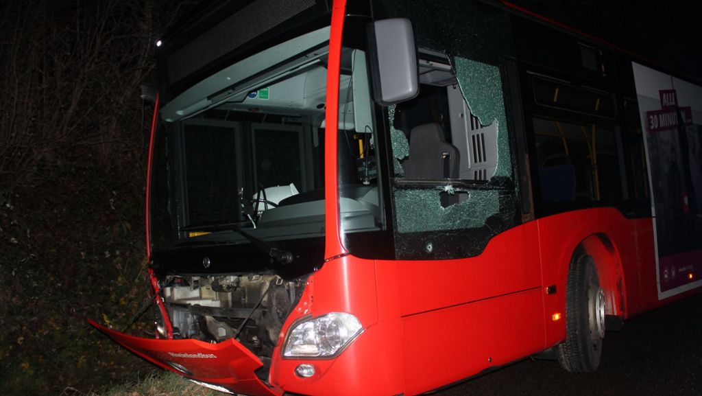 Verfolgungsjagd bei Aachen: Betrunkener schrottet mit geklautem Bus zwei Streifenwagen