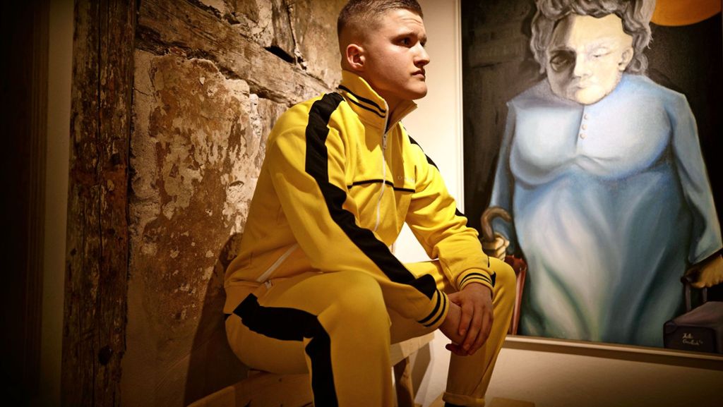 Ausstellung in Waiblingen: Dieser Künstler malt Gangsta-Rapper in Öl