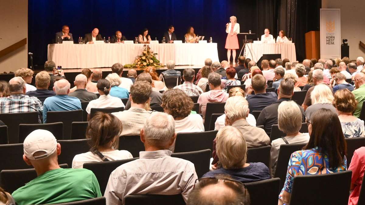 OB-Wahl in Kornwestheim: Interesse an den   Kandidaten ist riesig