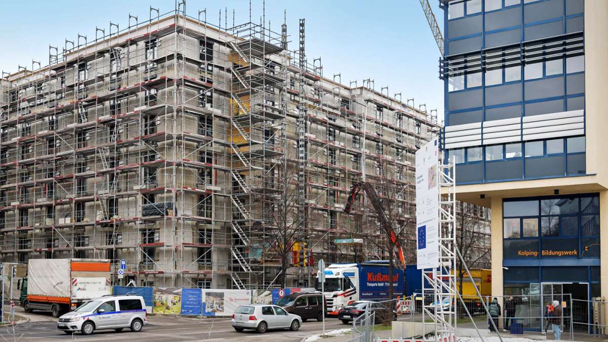 Baustelle in Stuttgart: Viele Apartments für Kurzzeitmieter