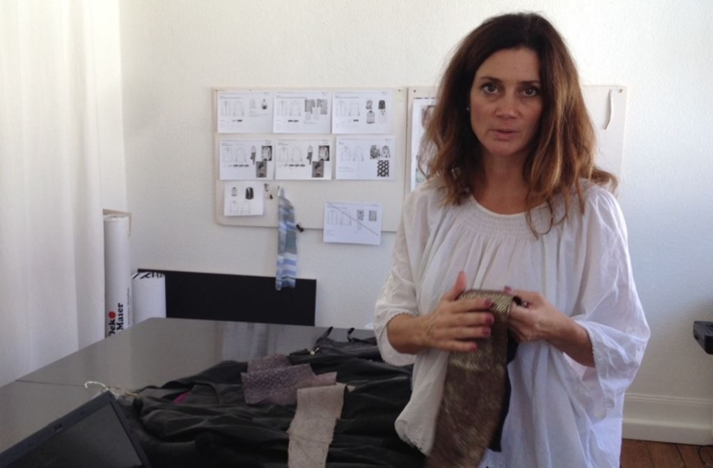 Ledertaschen macht auch Tanja Fricke unter ihrem neuen label Ayasse - alleridngs lässt sie in der Türkei fertigen.
