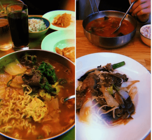 Koreanisch essen im Kessel Kims So Korean Food