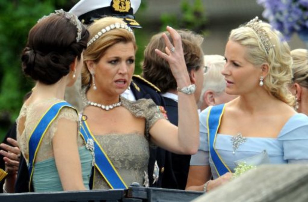 Ein Plausch unter Prinzessinnen: Mit Mary von Dänemark (links) und Mette-Marit von Norwegen soll sich Máxima gut verstehen.