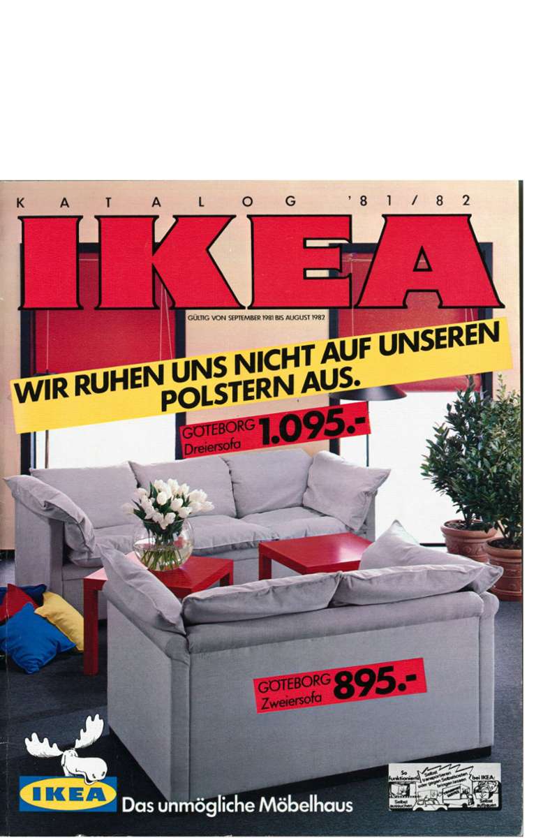Ikea-Katalog 1981 – der schwedische Möbelriese will über den Preis punkten.