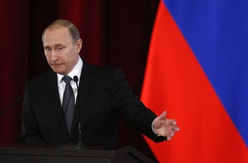 Putin hat den Teilabzug aus Syrien angeordnet. Foto: EPA POOL