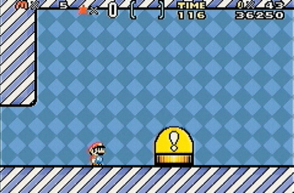 Dafür springt und rennt der kleine Italo-Klempner durch 32 Level (acht Welten à vier Level), sammelt Items (Pilze und Münzen), vermöbelt Gegner und rettet am Ende die hilflose Prinzessin. Erneut steht Luigi bereit.