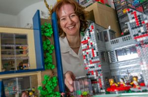 Kleines Legoland in Esslingen: Auch Erwachsenen macht Bauen Spaß