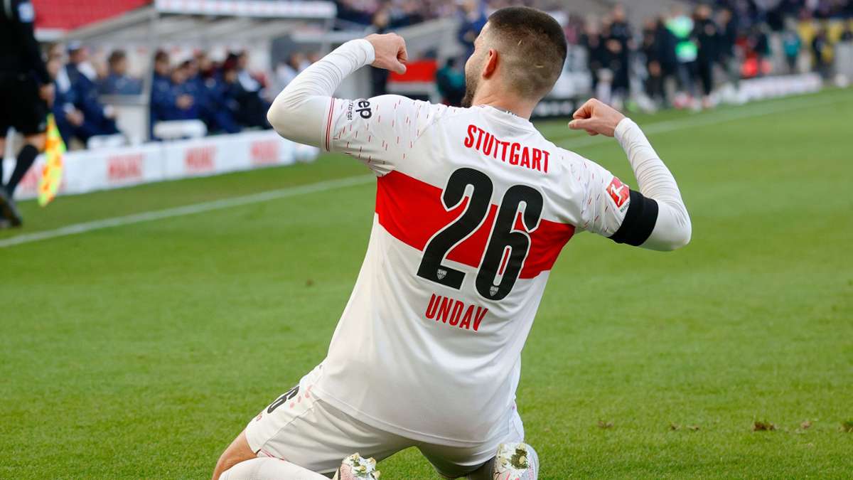Deniz Undav glänzte gegen RB Leipzig mit drei Treffern. In unserer Bildergalerie bewerten wir die Leistung aller VfB-Spieler.