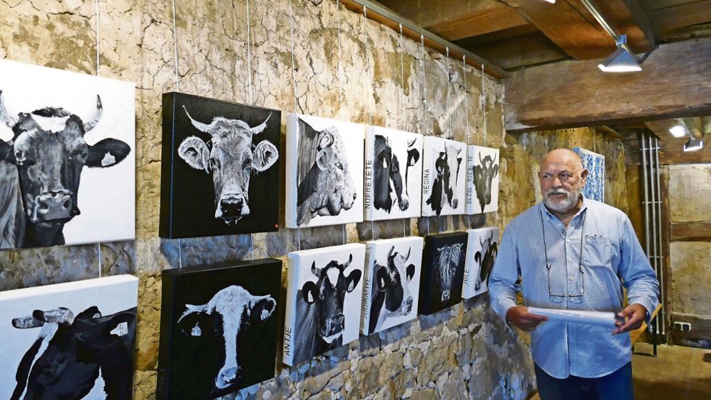Ausstellung in Gebersheim: Rinder im Porträt