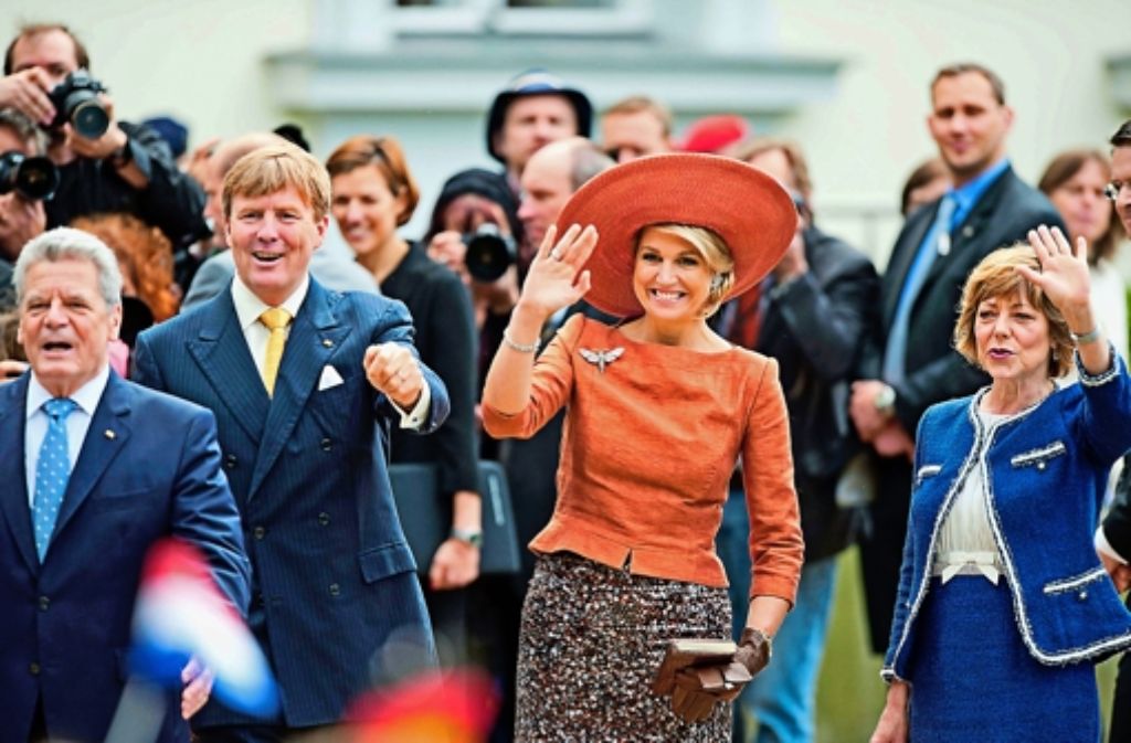 Willem-Alexander und Maxima sind auf Deutschland-Besuch. In unserer Bilderstrecke dokumentieren wir ihre Auftritte in Berlin am Montag.