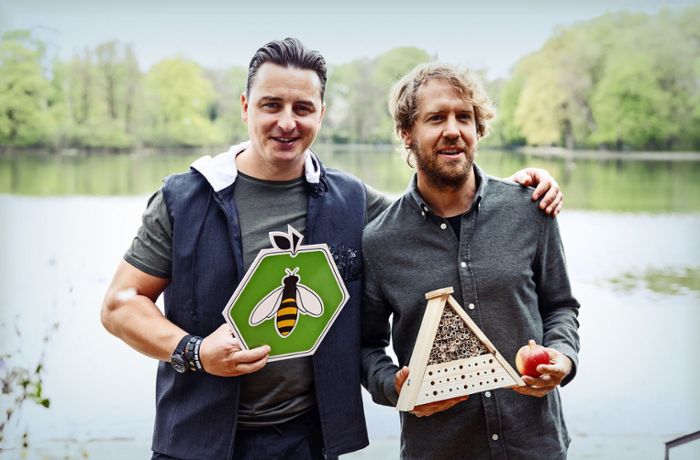 Vettel und Gabalier – die prominenten Bienenretter