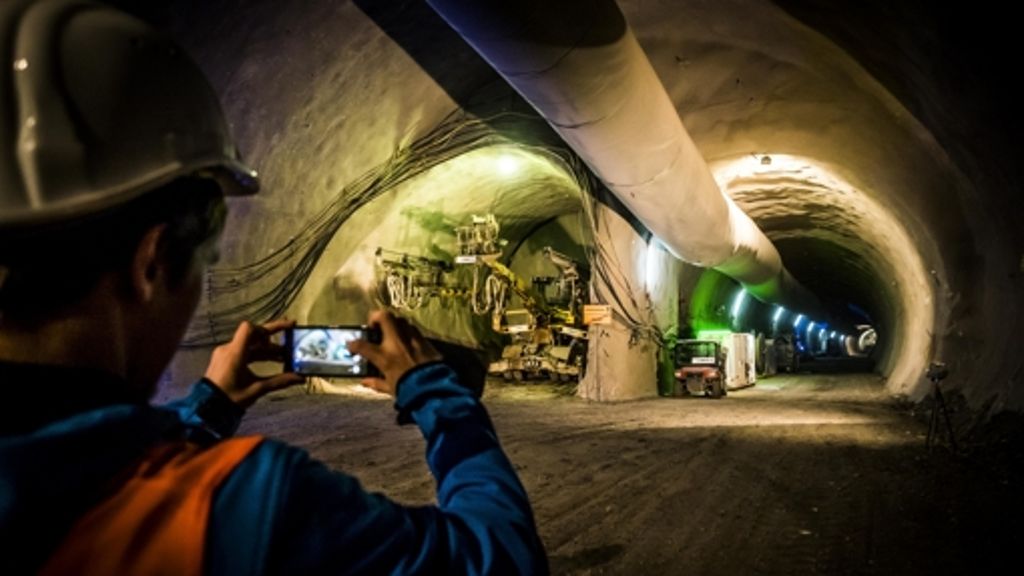 Stuttgart 21: Erstes Tunnelstück unter dem Neckar  fertig