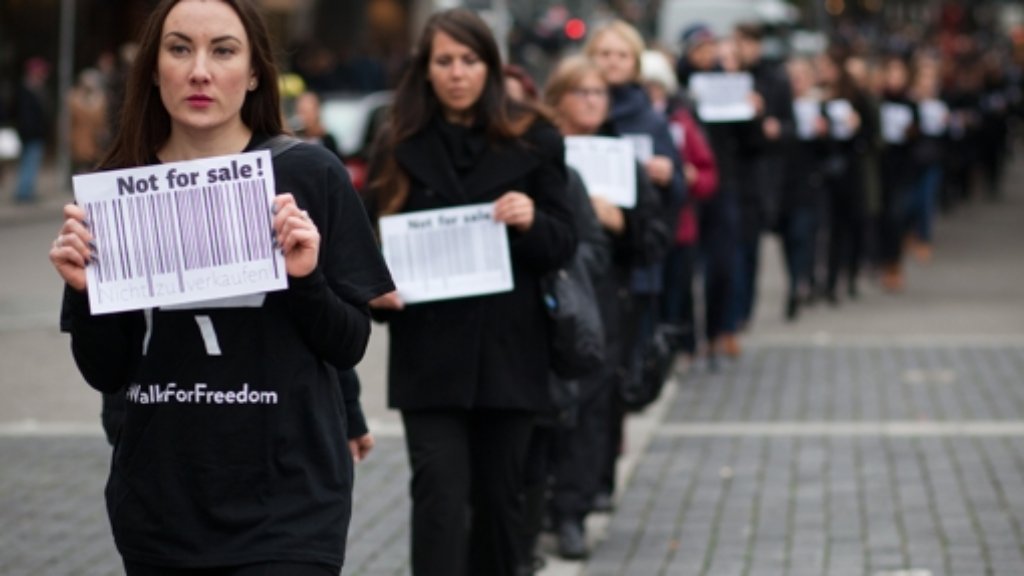 Walk of Freedom in Stuttgart: Demo gegen Menschenhandel