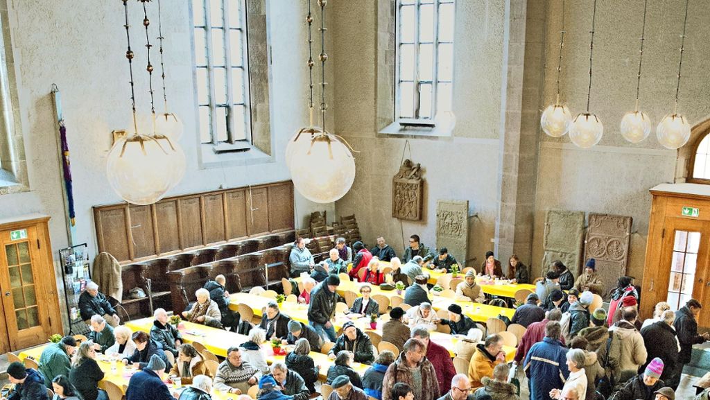 Stuttgarter Vesperkirche 2017: Ein Platz gegen die Einsamkeit