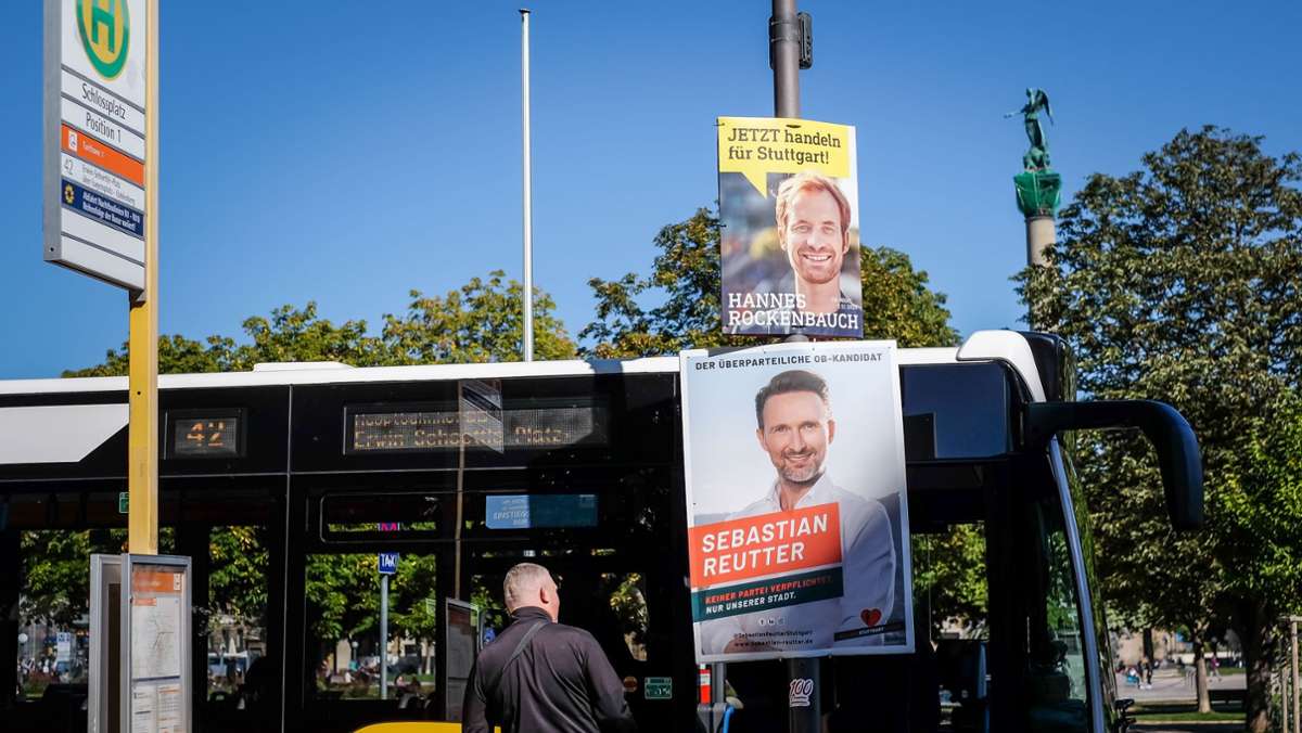 Wissenschaftler analysiert OB-Wahl: Was taugen die Wahlplakate in Stuttgart?