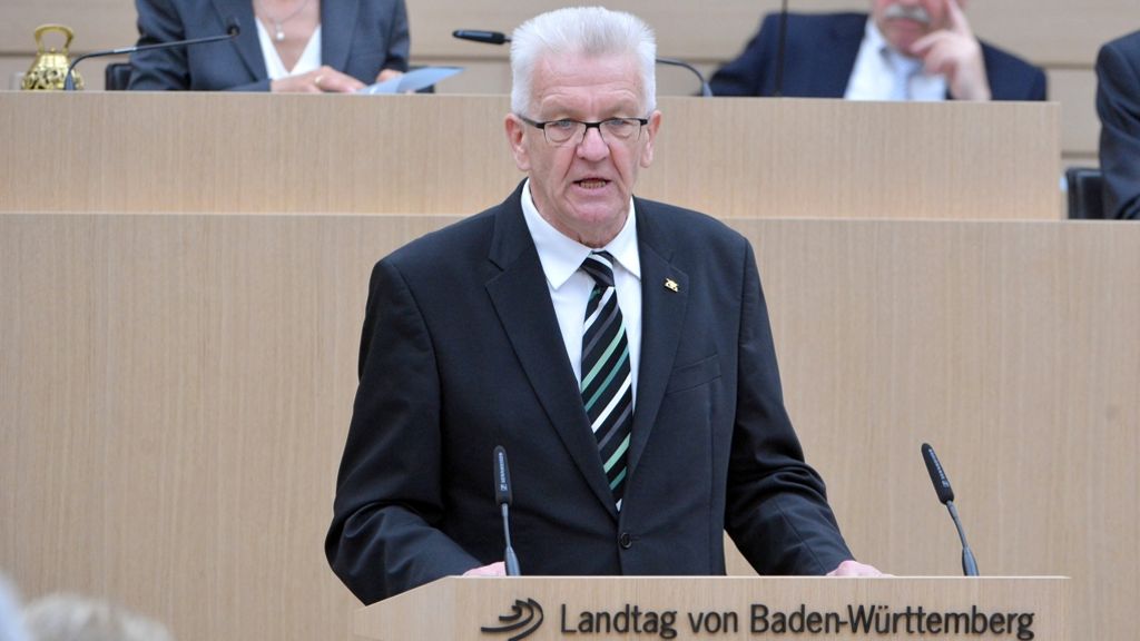 Grün-Schwarze Landesregierung: Kretschmann will gesellschaftlichen Zusammenhalt stärken